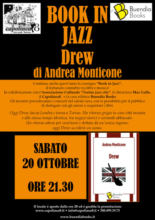 Book in Jazz al Capolinea8 con Andrea Monticone