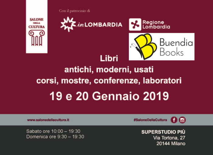 Buendia Books al Salone della Cultura di Milano