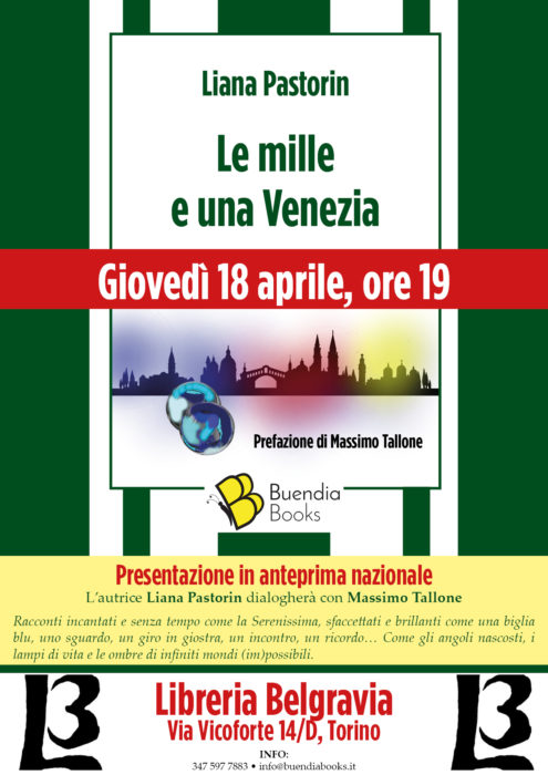 Le mille e una Venezia di Liana Pastorin in anteprima