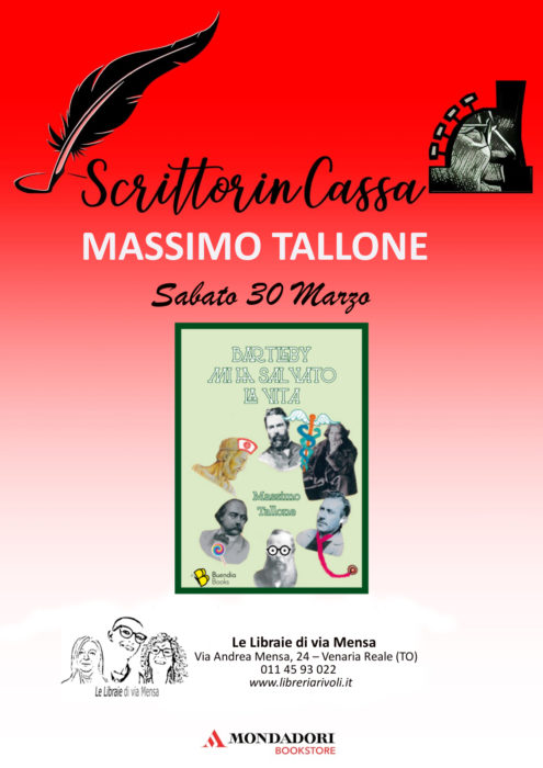 ScrittorinCassa: Massimo Tallone e Bartleby a Venaria