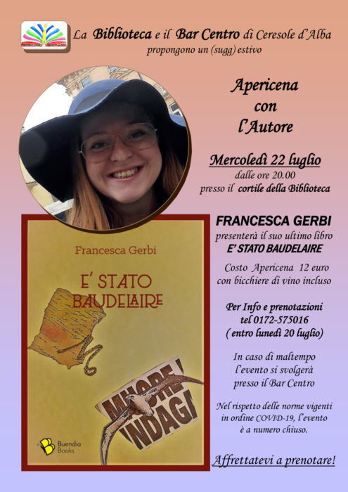 Apericena con Francesca Gerbi a Ceresole d'Alba