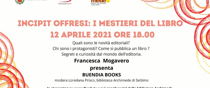 I mestieri del libro: Francesca Mogavero Buendia Books