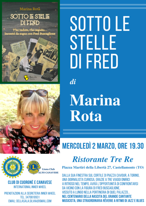 Sotto le stelle di Fred di Marina Rota a Castellamonte