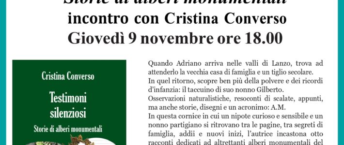 Cristina Converso alla Libreria Belleville