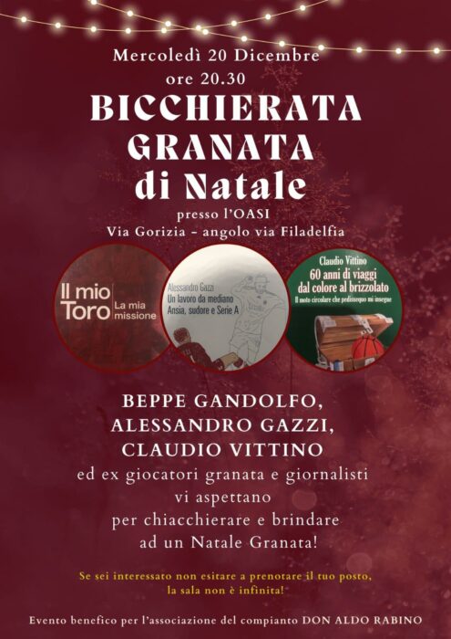 Bicchierata granata di Natale