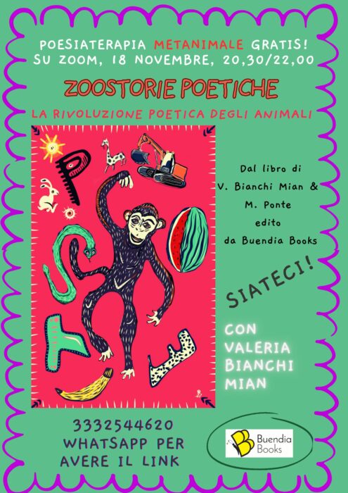 Zoostorie poetiche con Valeria Bianchi Mian