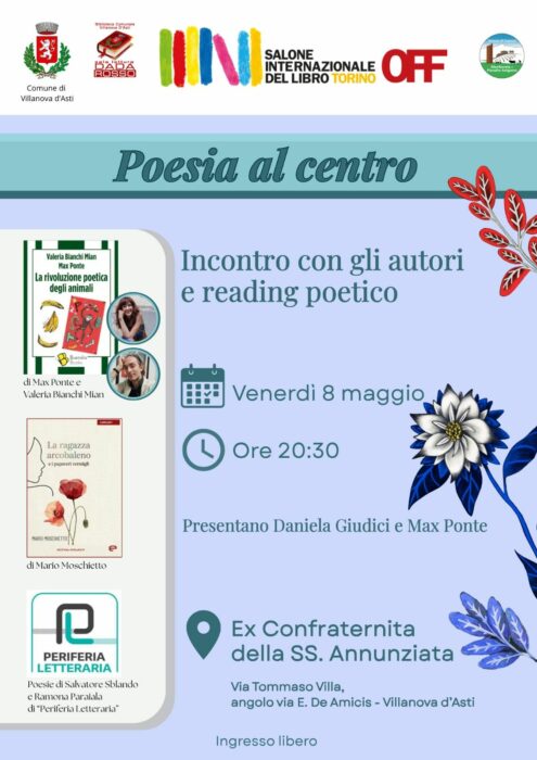 Poesia al centro con Valeria Bianchi Mian & Max Ponte