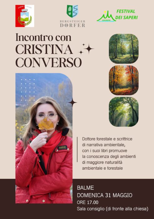 Cristina Converso a Balme