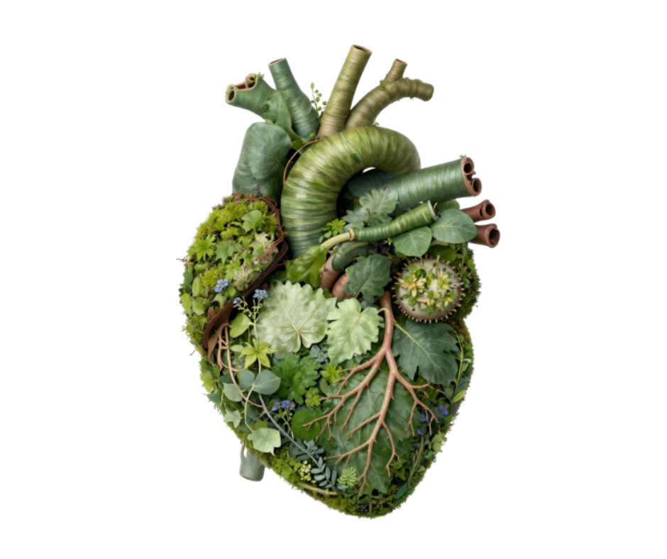 Al centro del nostro bosco in anima mundi_cuore vegetale