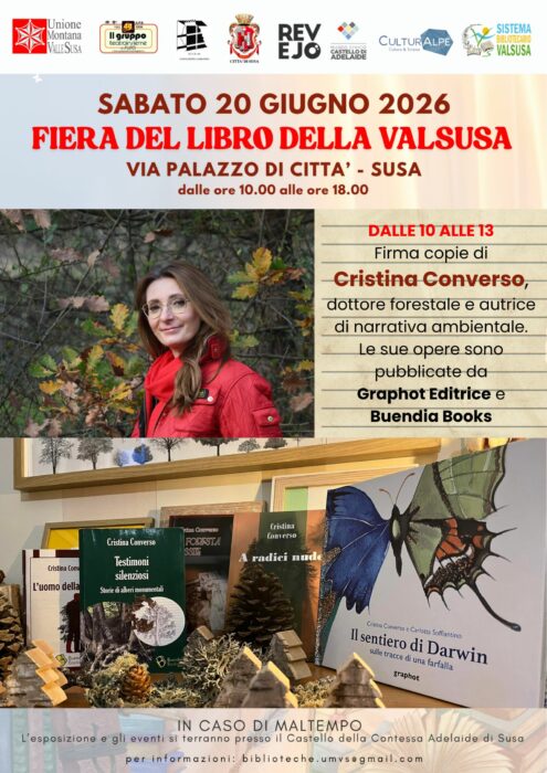 Cristina Converso alla Fiera del Libro della Valsusa